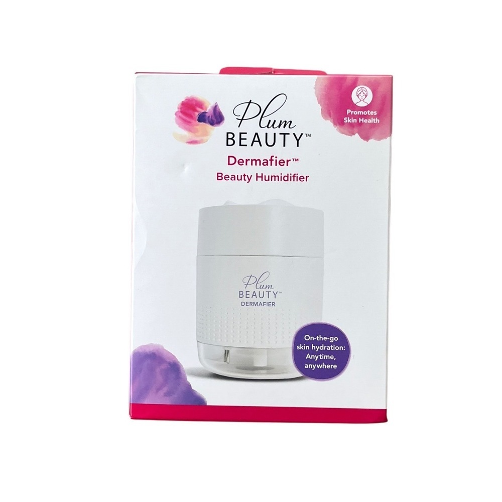 Plum Beauty Dermafier Beauty Humidifier Portable USB White Model 4307 NEW
